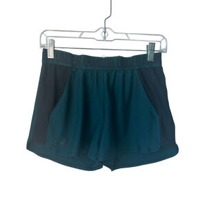 Under Armour Loose Green Shorts - Small